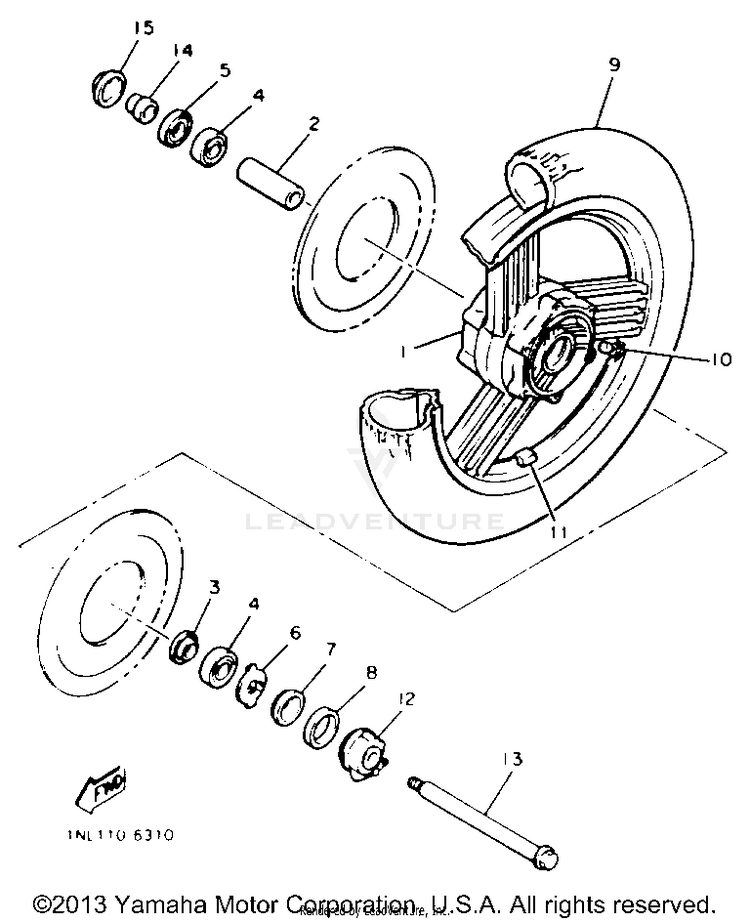 Front Wheel Schematic