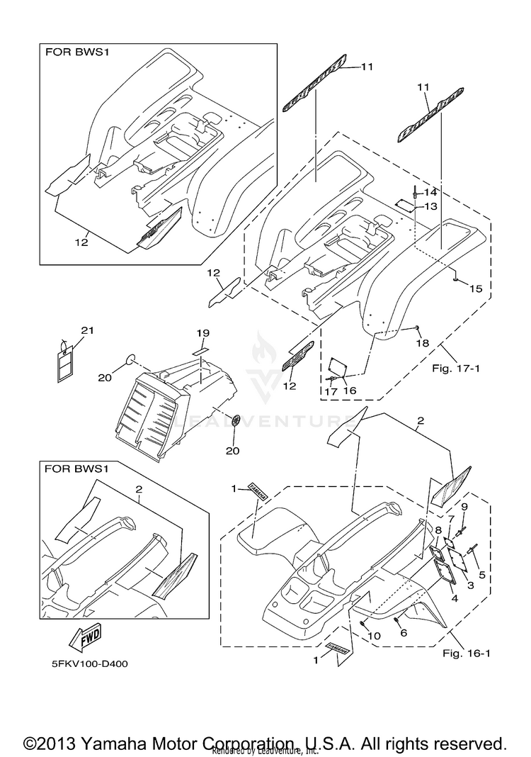 Emblem Label 1 BANSHEE - YFZ350T - 2005 Schematic