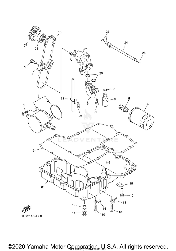 Oil Cooler Schematic