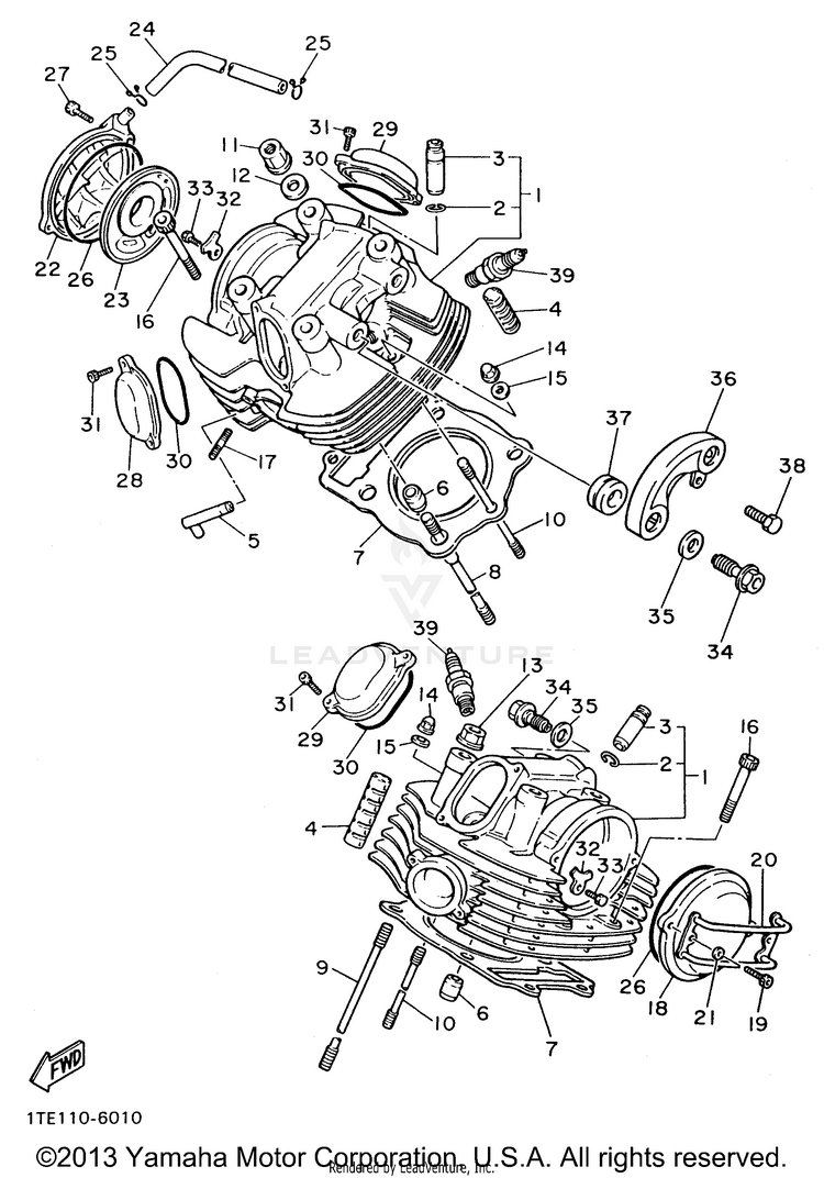 Cylinder Head Schematic