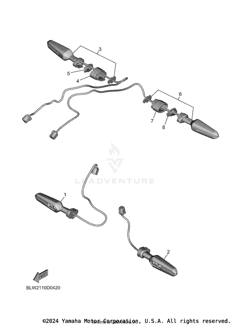 Flasher Light MT07 - MT07TCB - 2026 Schematic
