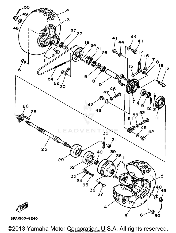 Rear Wheel Schematic