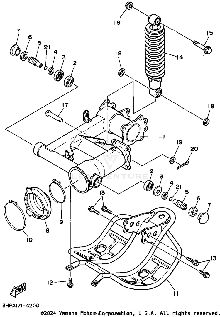 Rear Arm - Suspension Schematic