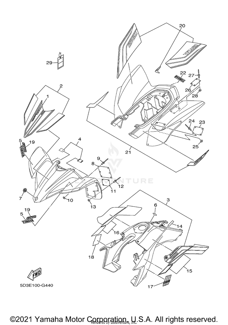 Emblem Label 1 YFZ450 SPECIAL EDITI - YFZ450SPX - 2008 Schematic