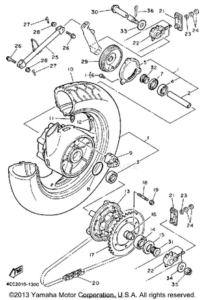 Rear Wheel Schematic