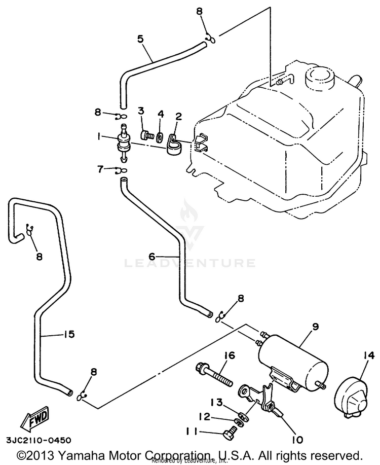 Fuel Tank 2 Schematic