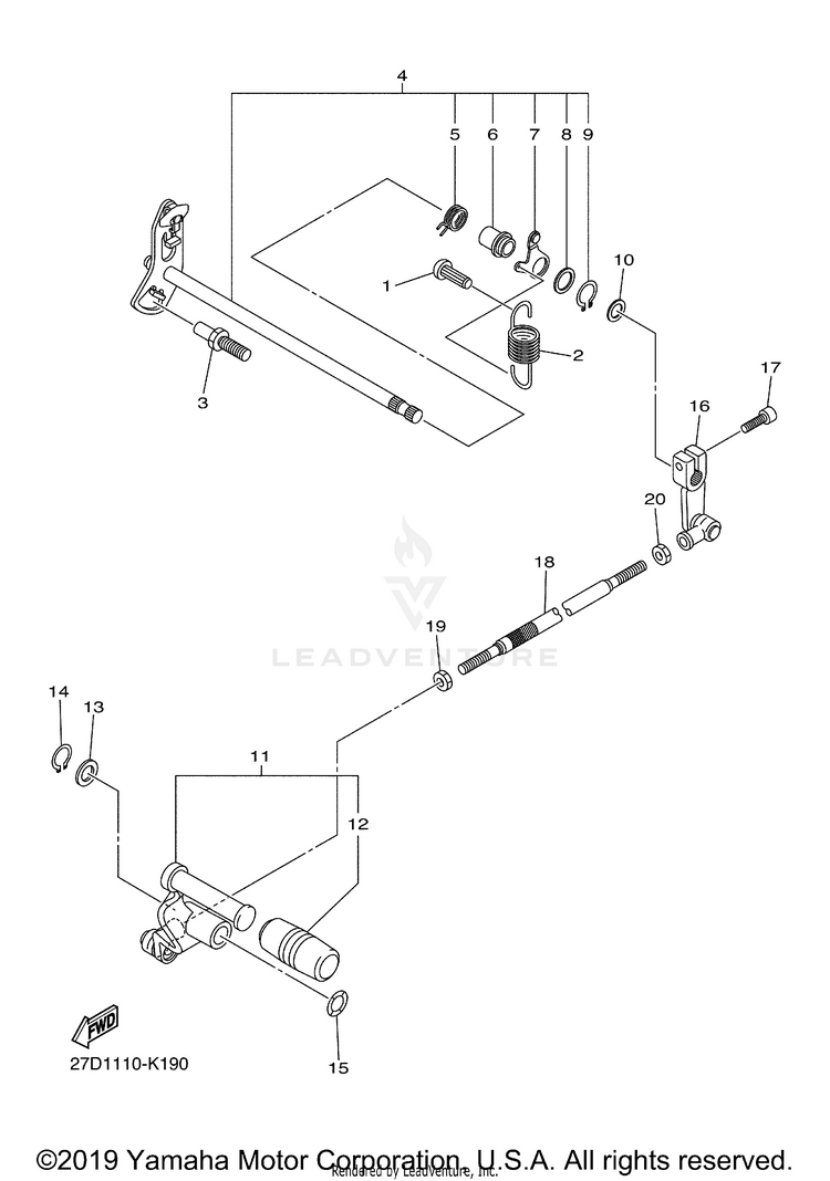 Shift Shaft Schematic