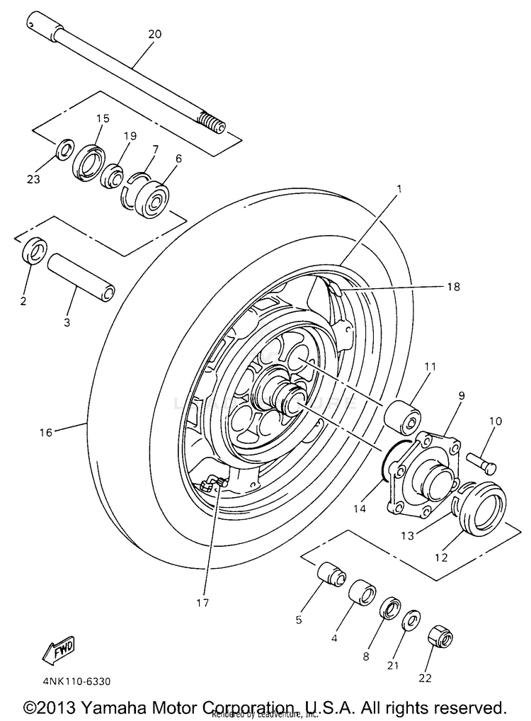 Rear Wheel Schematic