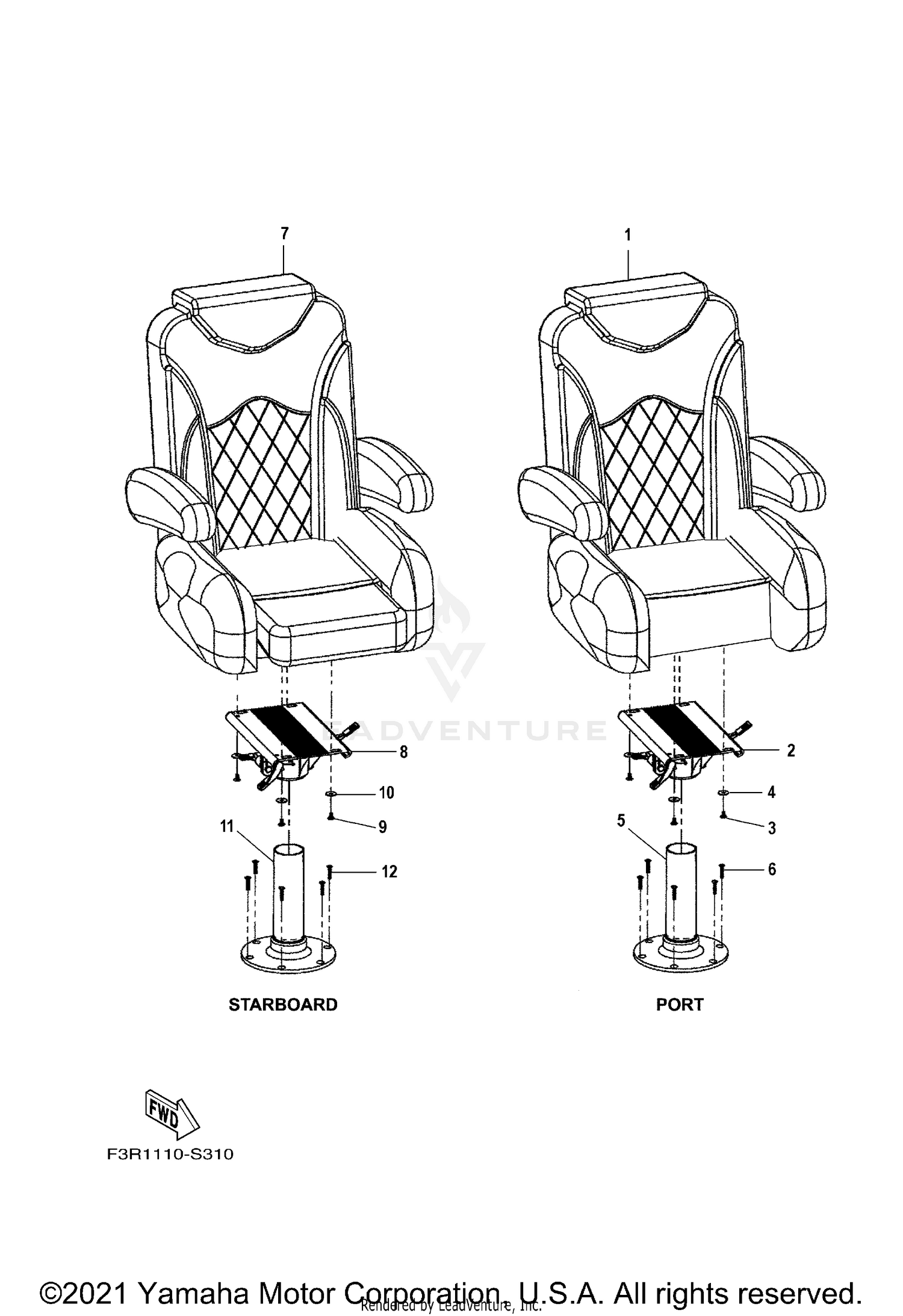 SWIVEL SEAT