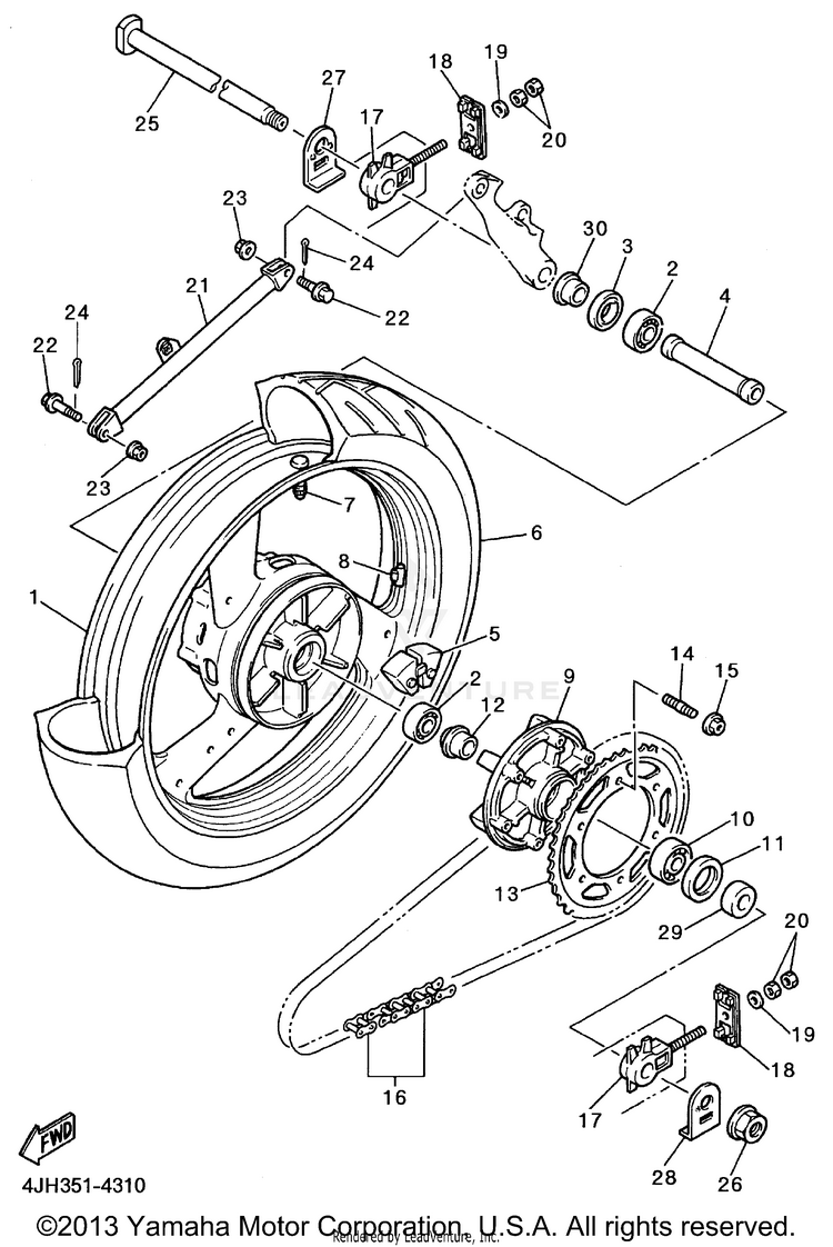 Rear Wheel Schematic