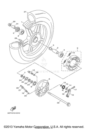 Front Wheel Schematic