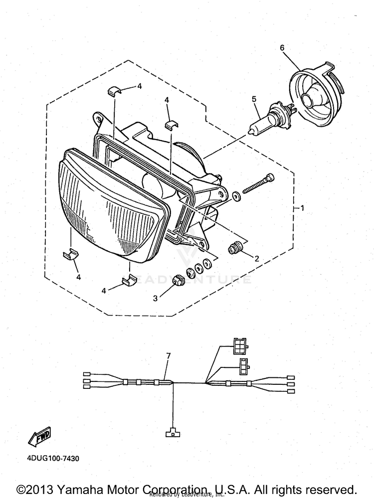 Headlight Schematic