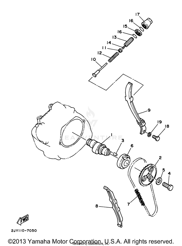 Camshaft Chain Schematic