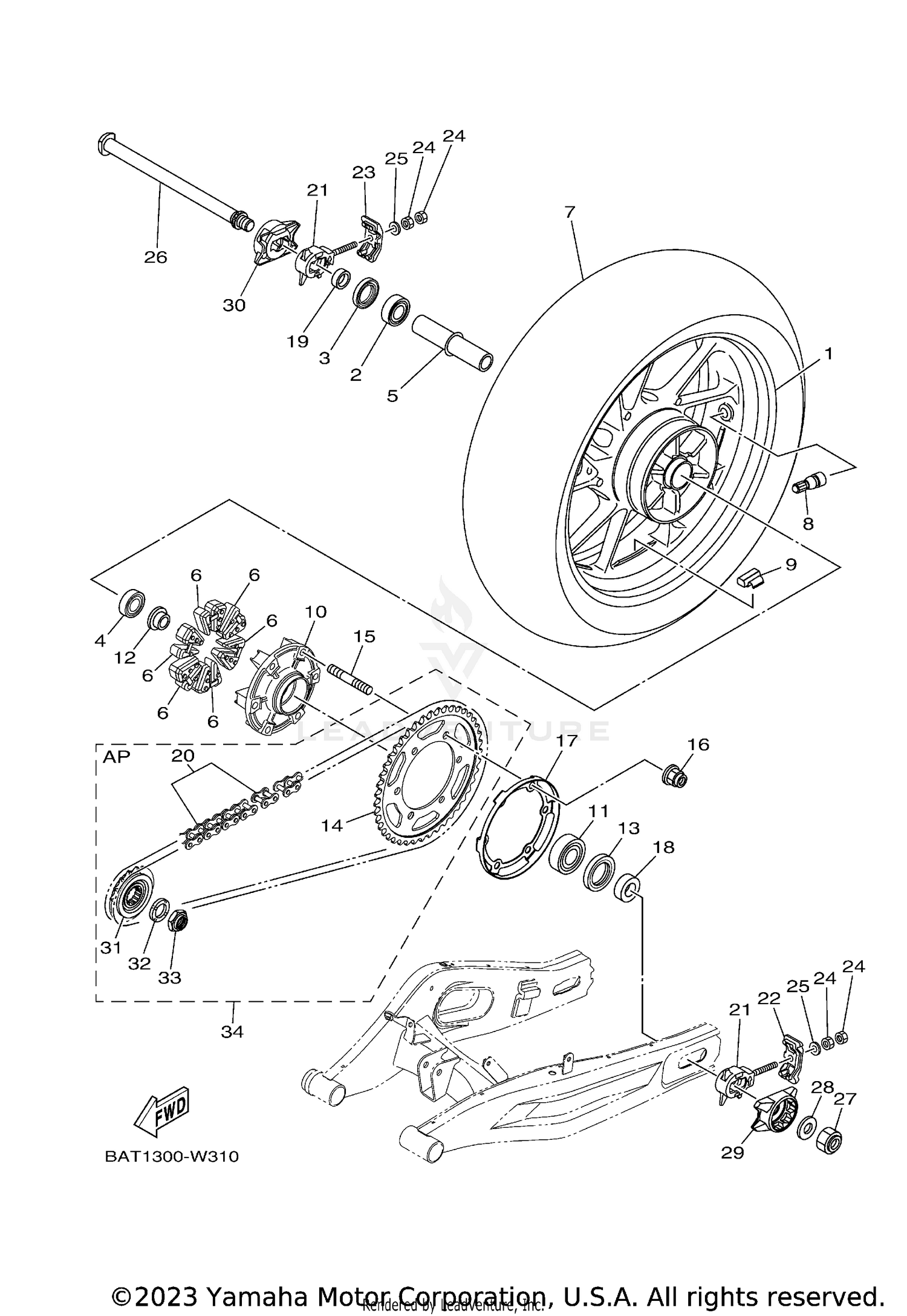 REAR WHEEL