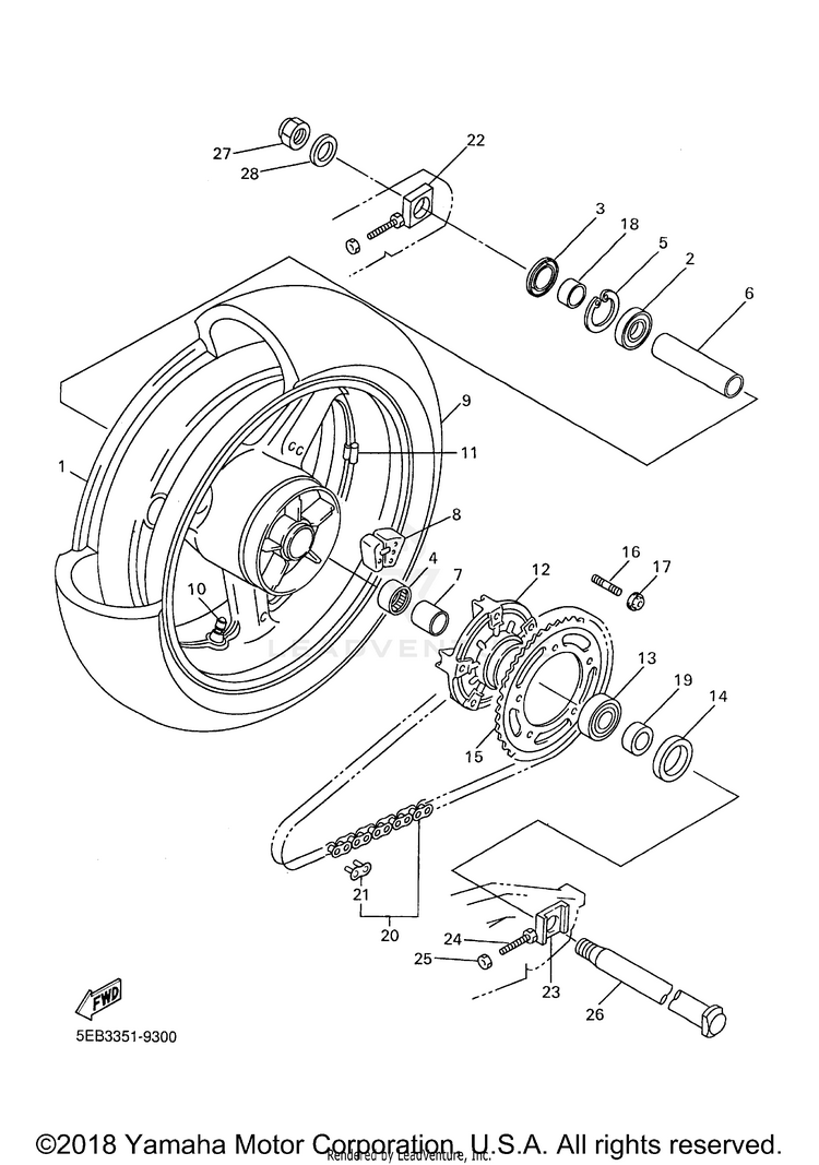 Rear Wheel Schematic