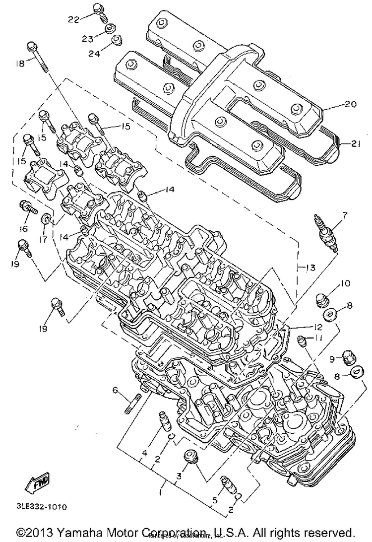 Cylinder Head Schematic