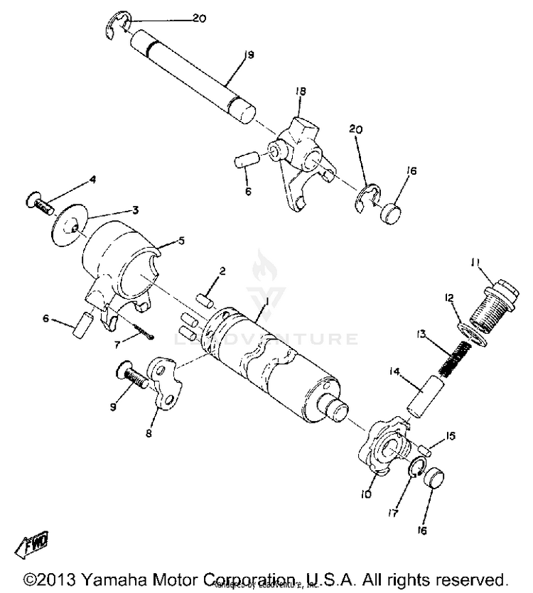 Shifter 1 GT80B - 1975 Schematic