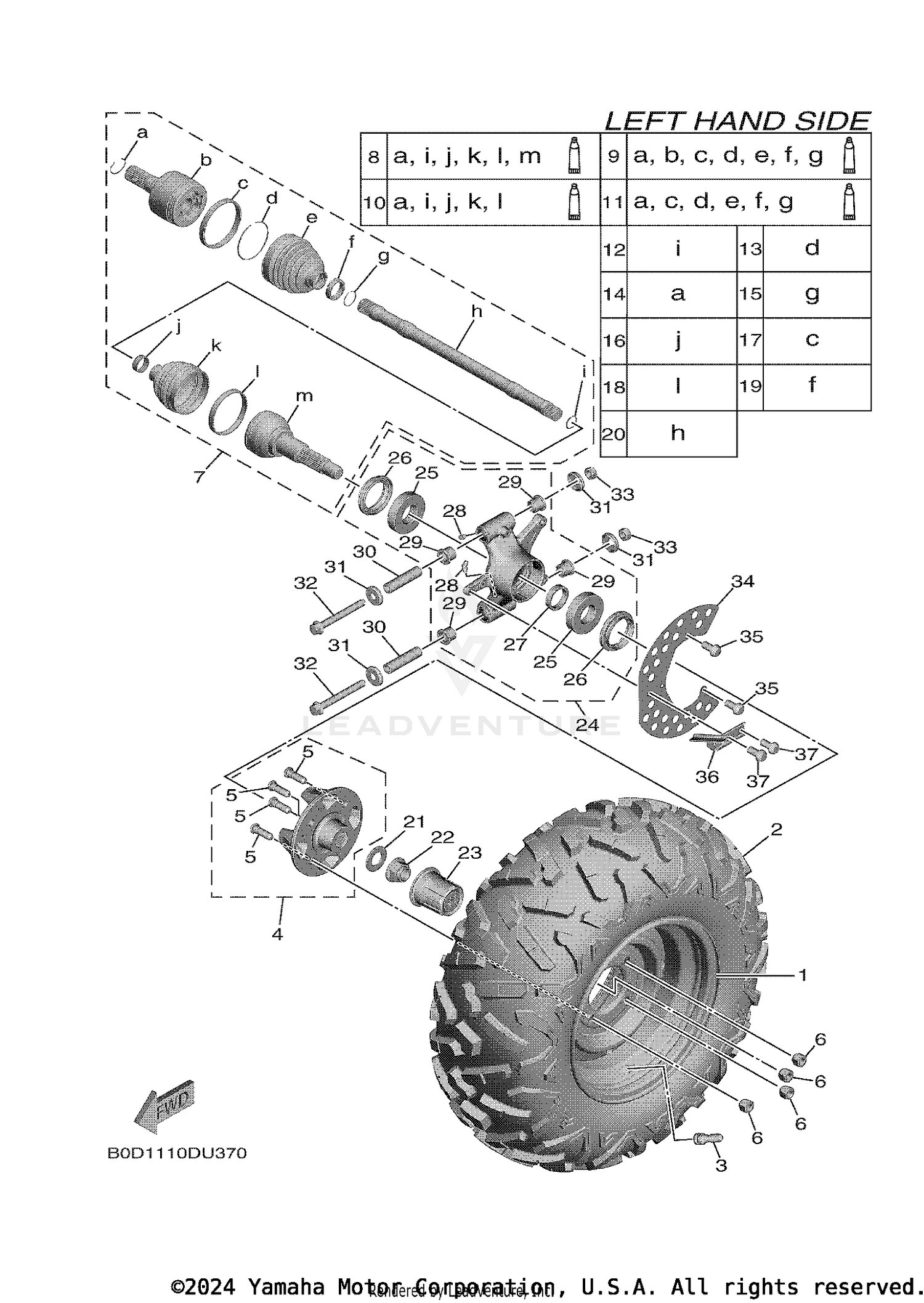 Assembly diagram