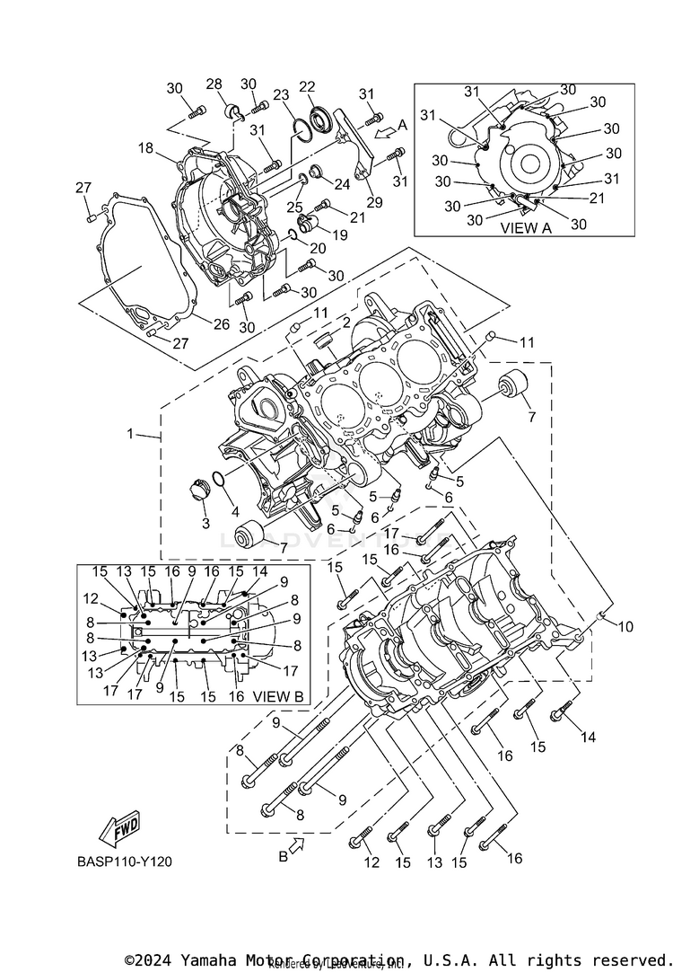 Crankcase Schematic