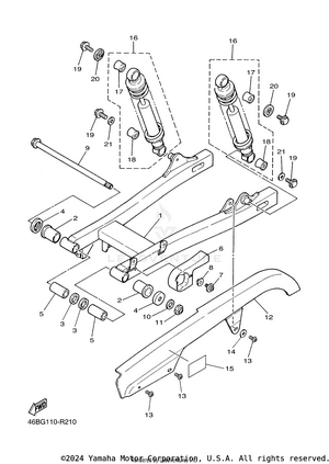 Rear Arm & Suspension Schematic