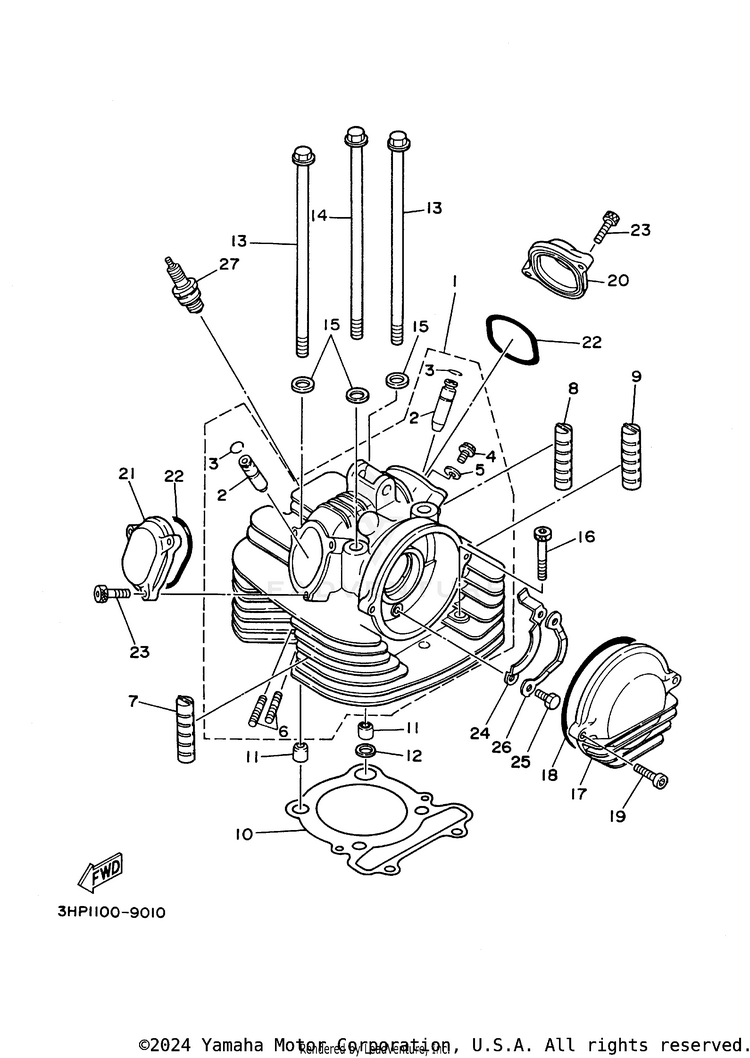 Cylinder Head Schematic