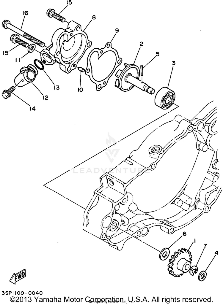 Water Pump Schematic
