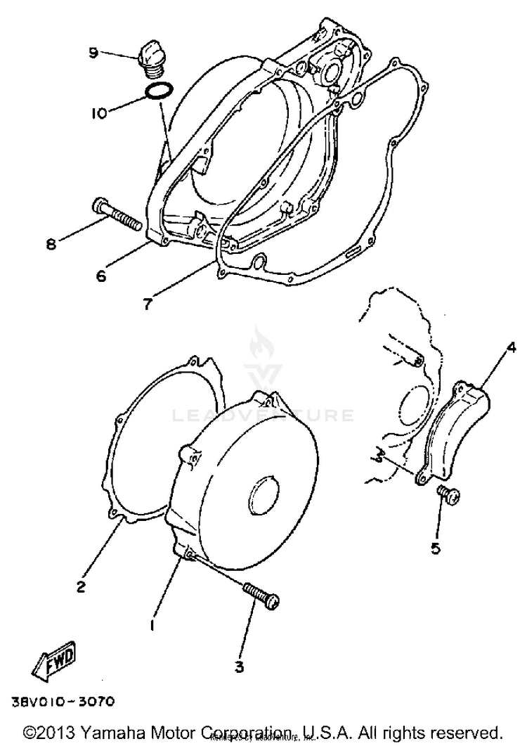 Crankcase Cover Schematic