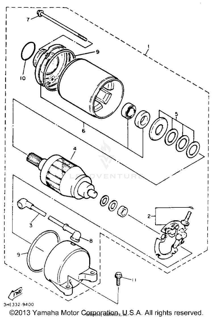 Starting Motor Schematic
