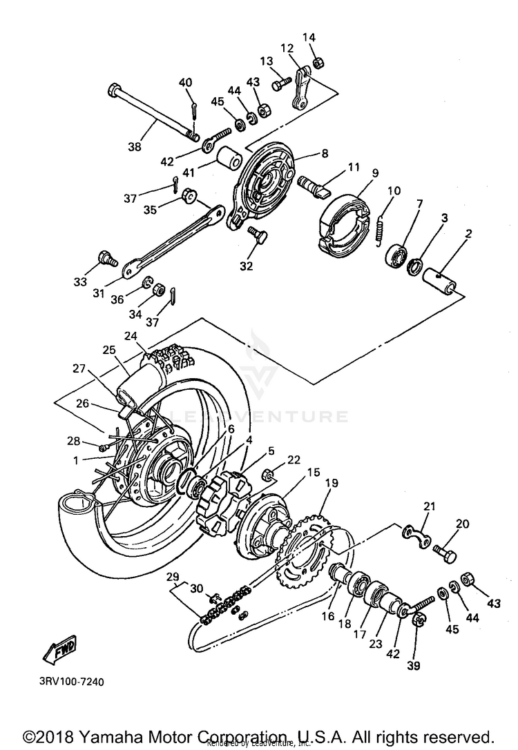 Rear Wheel Schematic