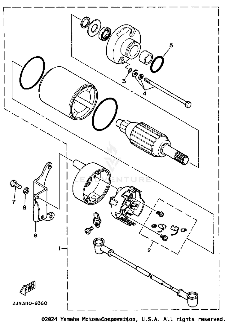 Starting Motor Schematic