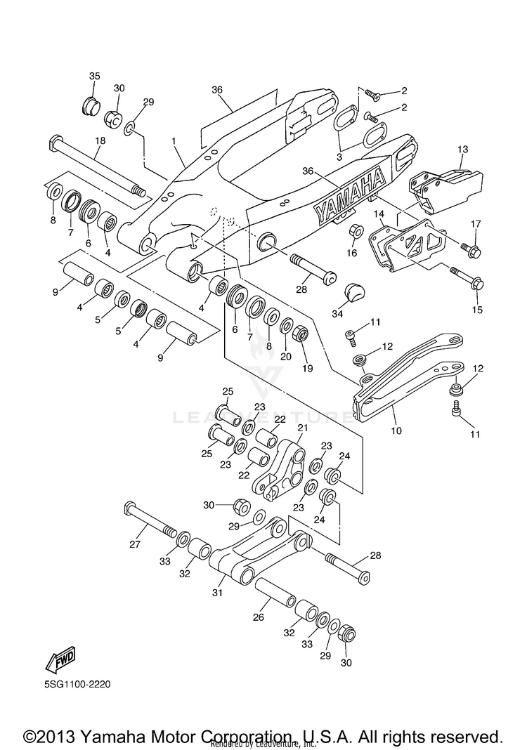 Rear Arm Schematic