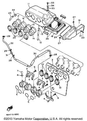 Air Filter (non-california Model) Schematic
