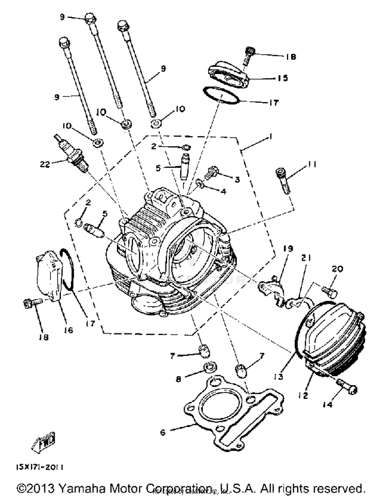 Cylinder Head Schematic