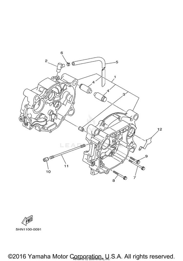Crankcase Schematic