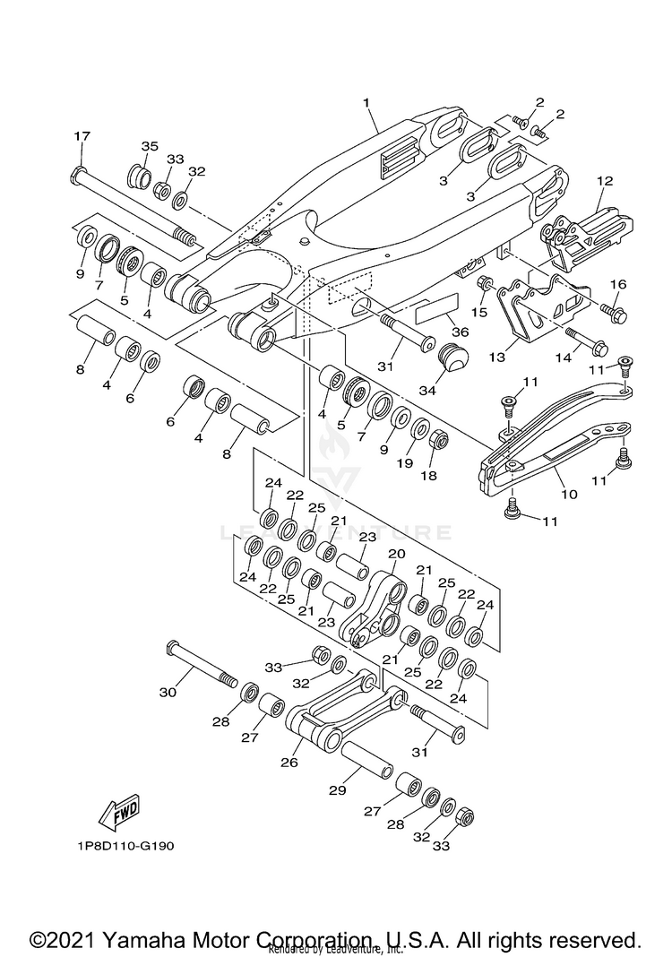 Rear Arm Schematic