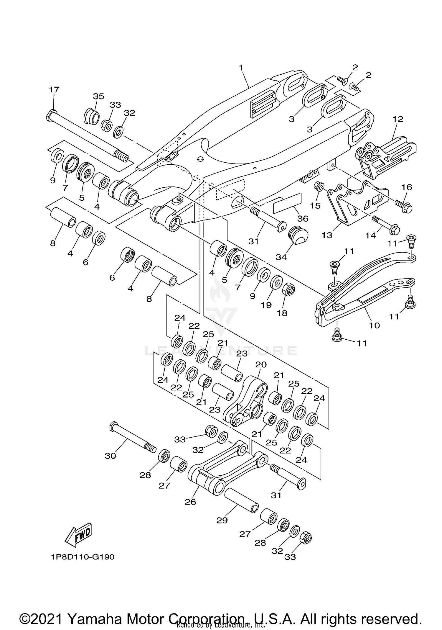 REAR ARM