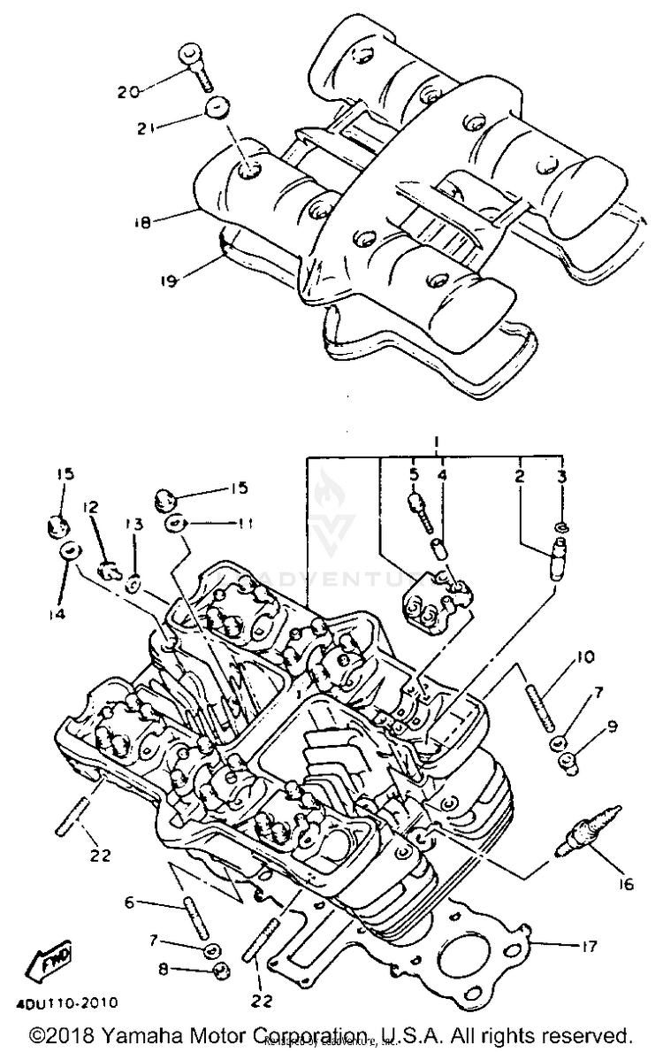 Cylinder Head Schematic