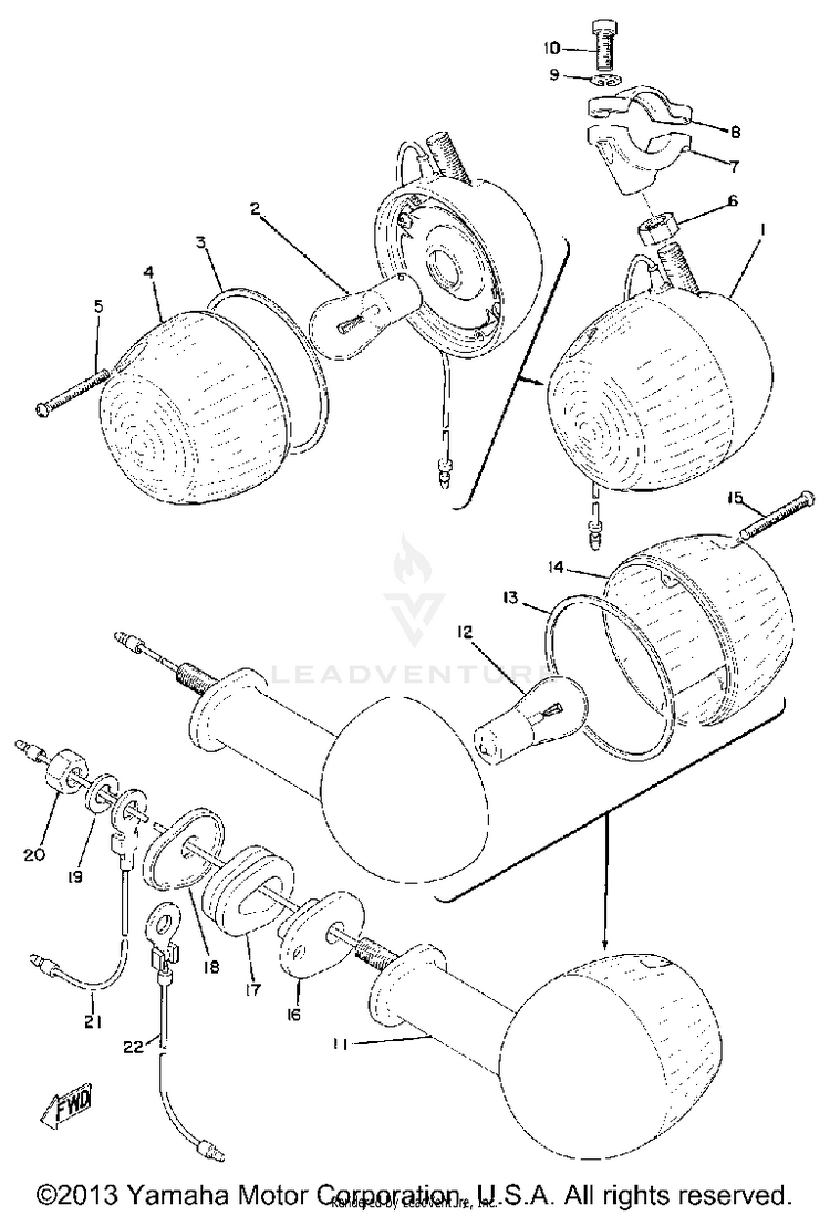 Flasher Lamp (Rt1b) Schematic