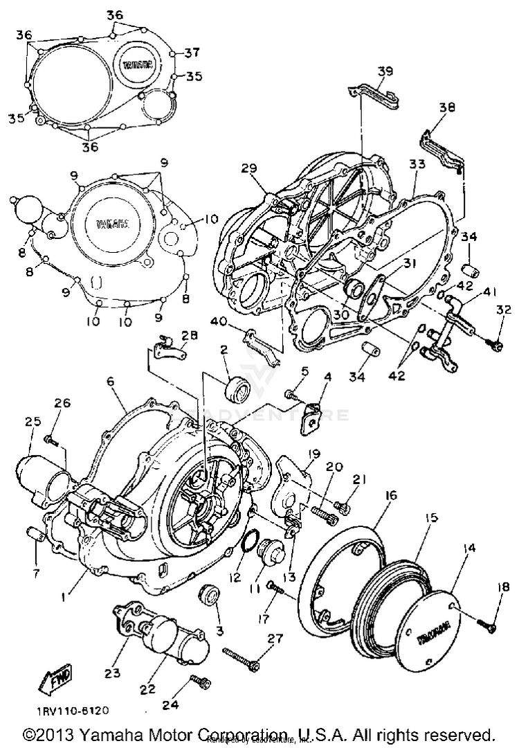 Crankcase Cover Schematic
