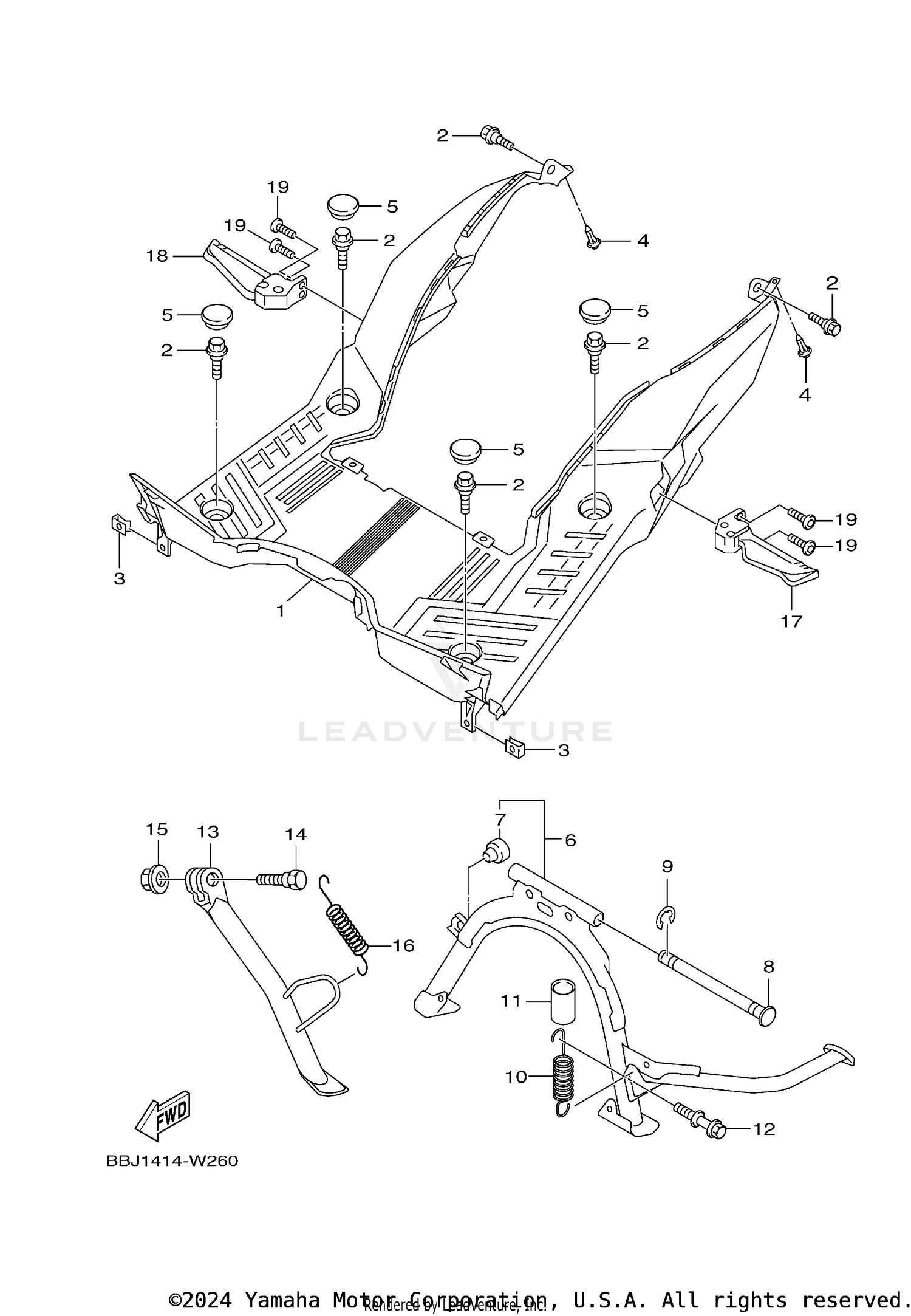 STAND & FOOTREST