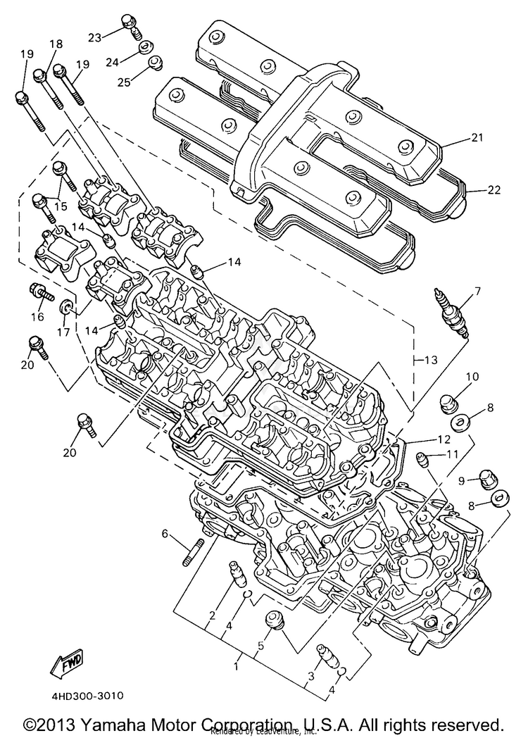 Cylinder Head Schematic