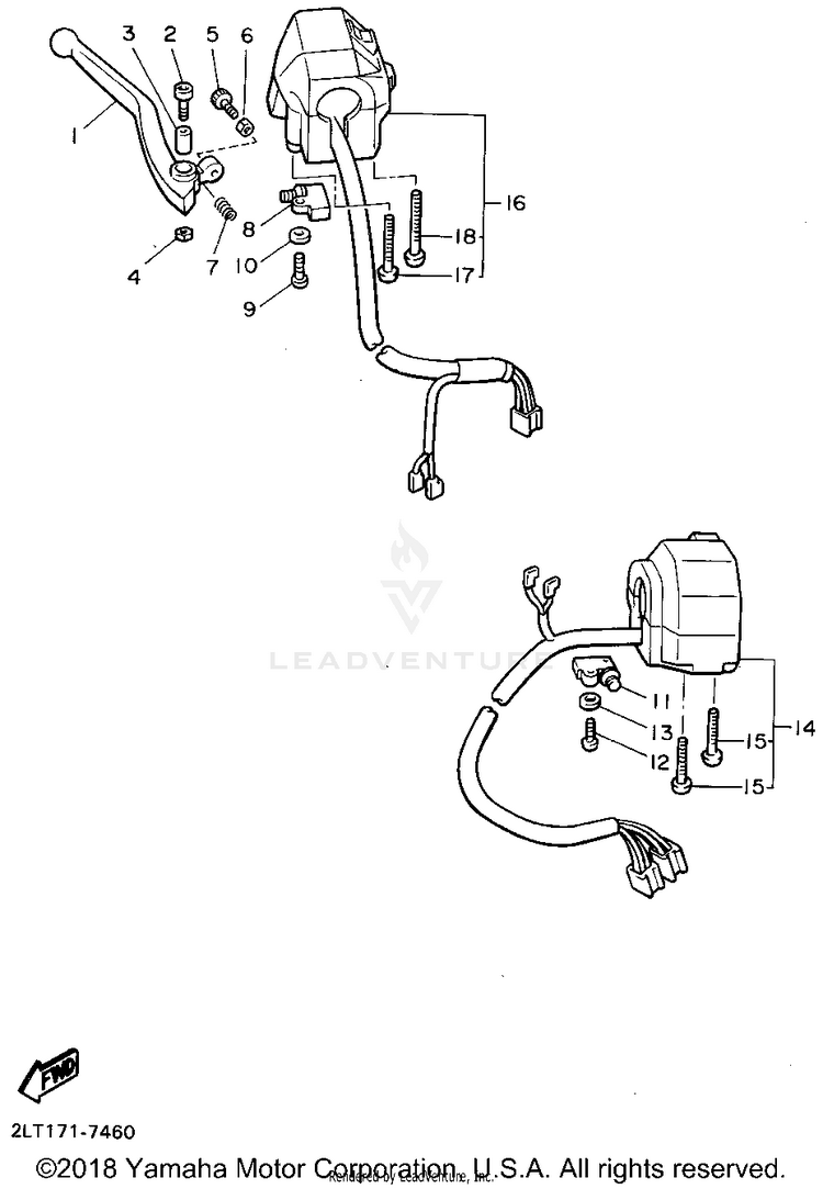 Handle Switch Lever Schematic