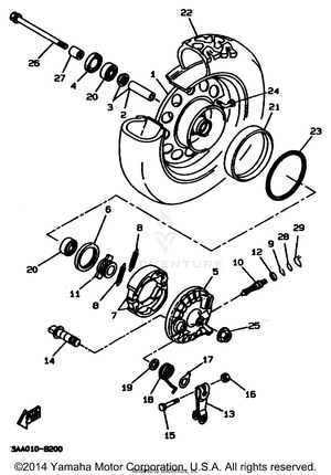 Front Wheel Schematic