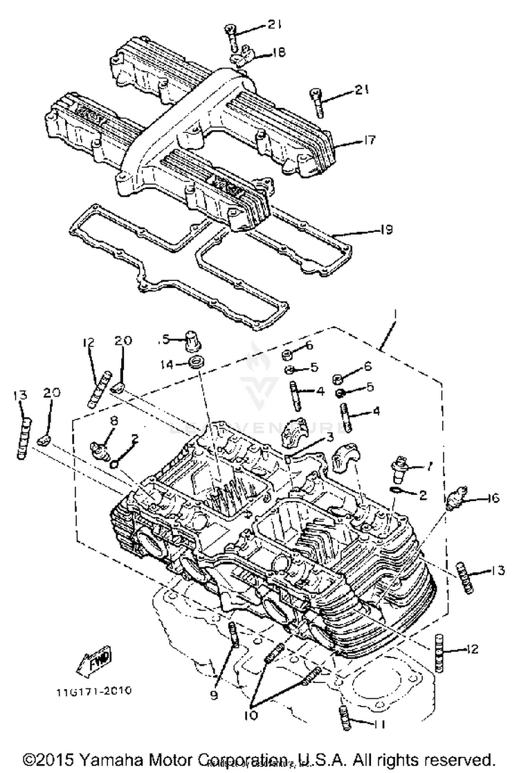 Cylinder Head Schematic