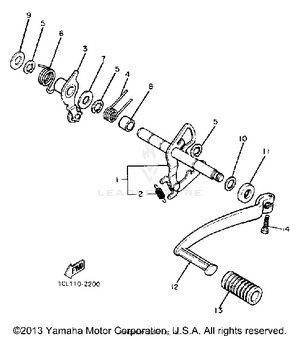 Shift Shaft Schematic
