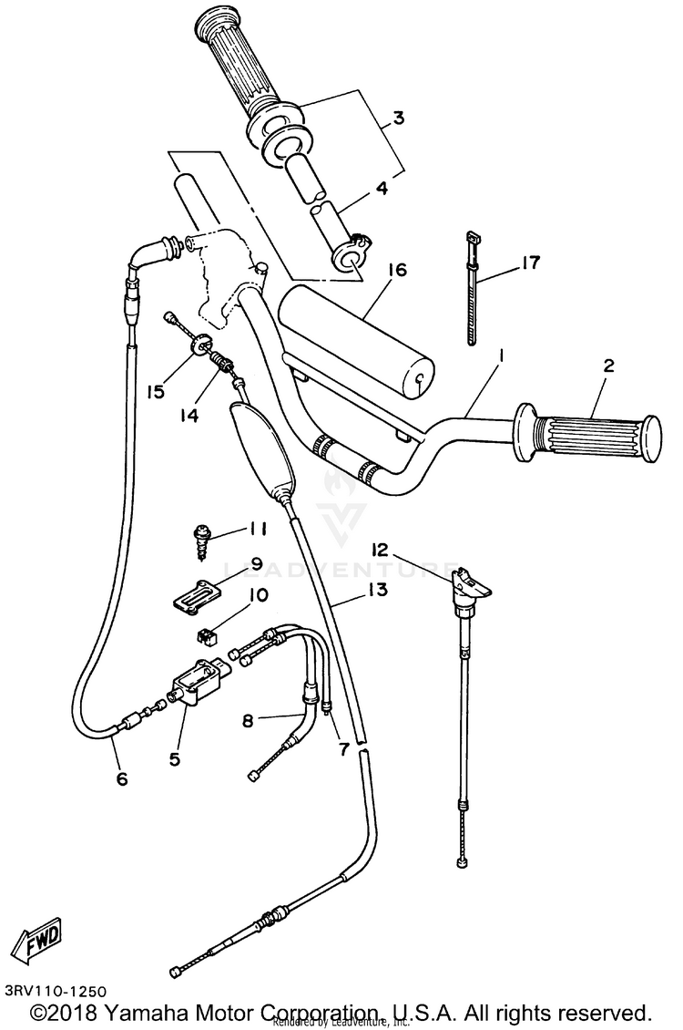 Steering Handle Cable Schematic