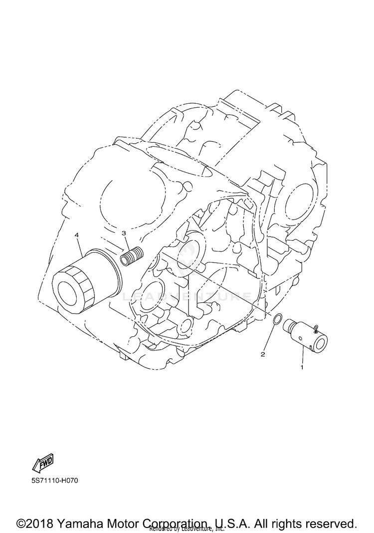 Oil Cleaner V STAR 950 - XVS95YCL - 2009 Schematic