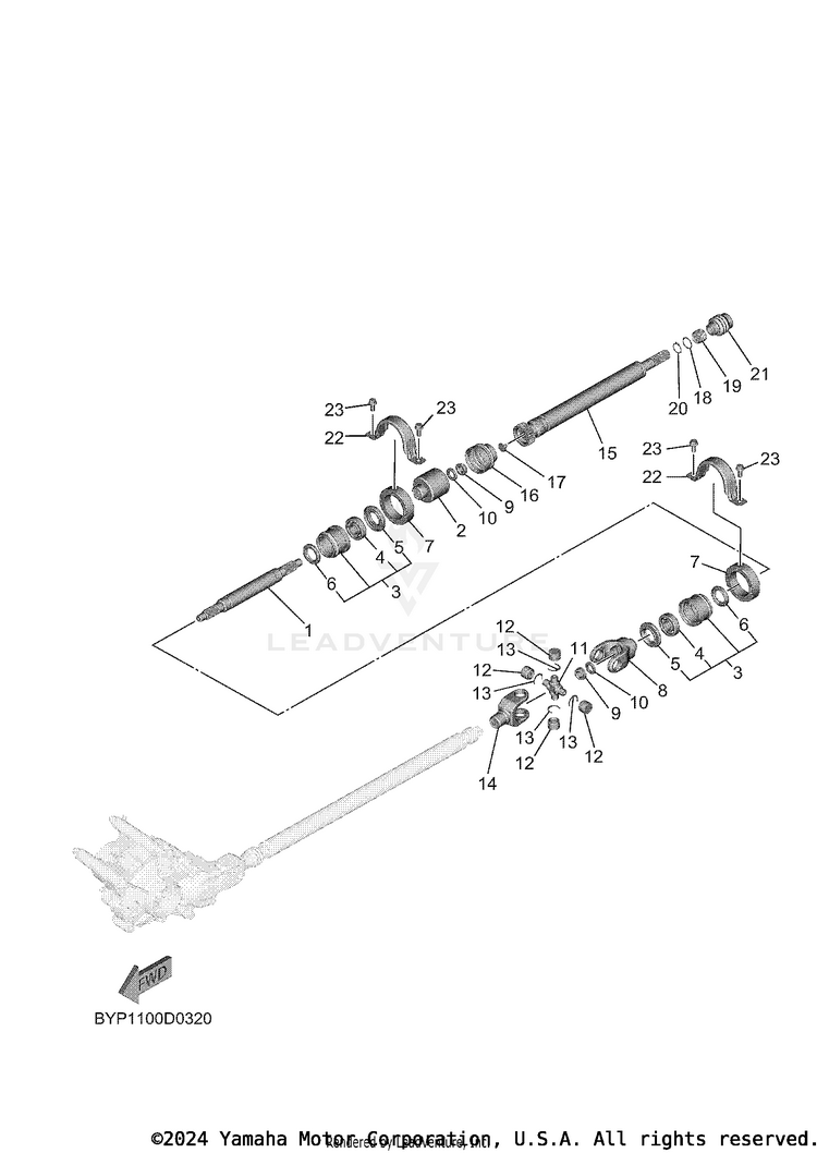 Front Differential 2 Schematic