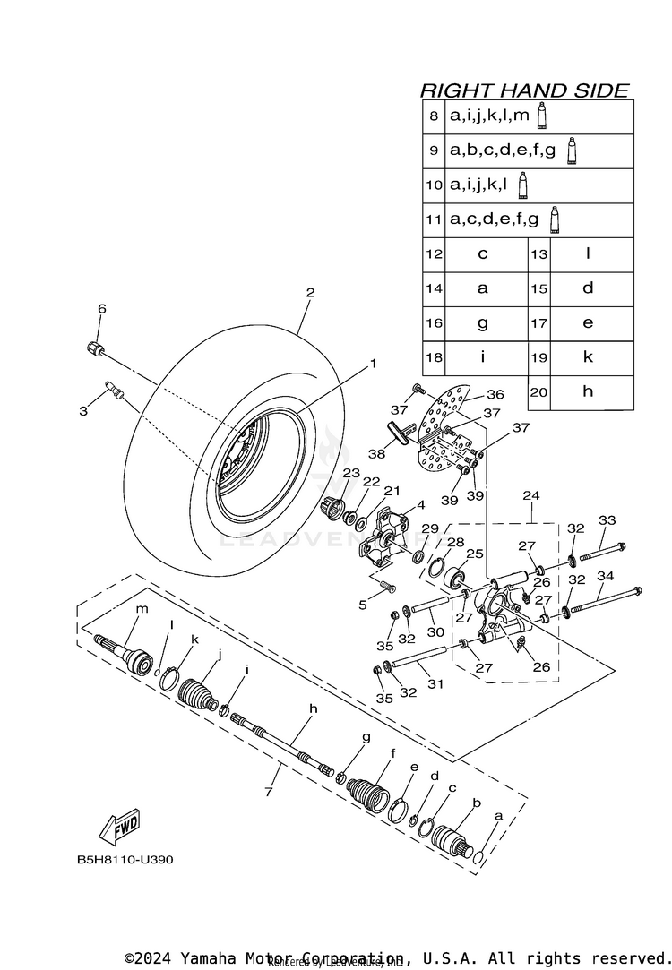 Rear Wheel 2 Schematic