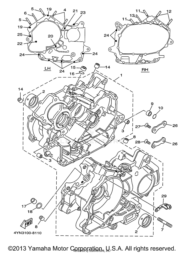 Crankcase Schematic